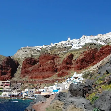 Elegant Santorini House 1 Bedroom Caldera View-outdoor Hot Vila