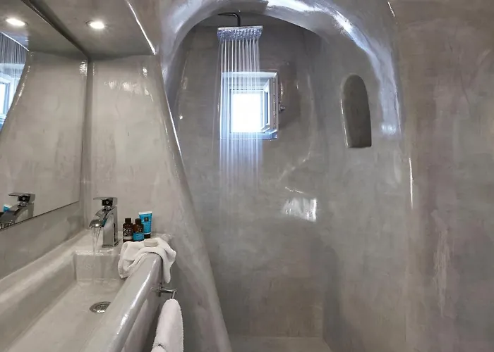 Willa Elegant Santorini House 1 Bedroom Caldera View-outdoor Hot