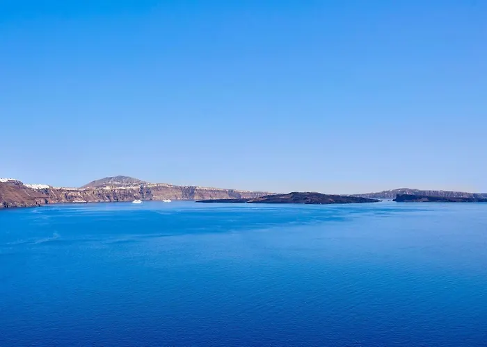 Elegant Santorini House 1 Bedroom Caldera View-outdoor Hot Willa