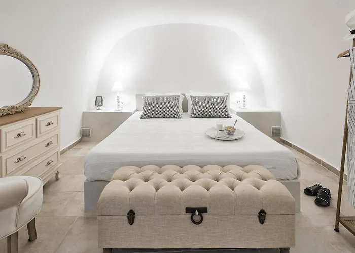 Elegant Santorini House 1 Bedroom Caldera View-outdoor Hot Willa *