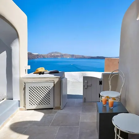 Elegant Santorini House 1 Bedroom Caldera View-outdoor Hot Villa *