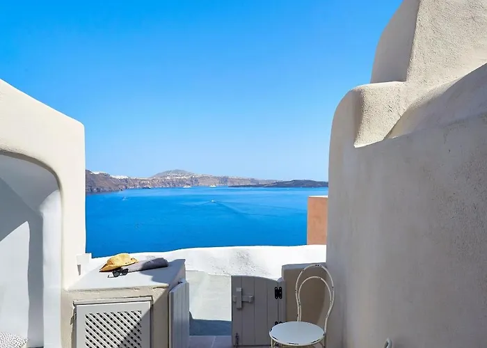 Villa Elegant Santorini House 1 Bedroom Caldera View-outdoor Hot *